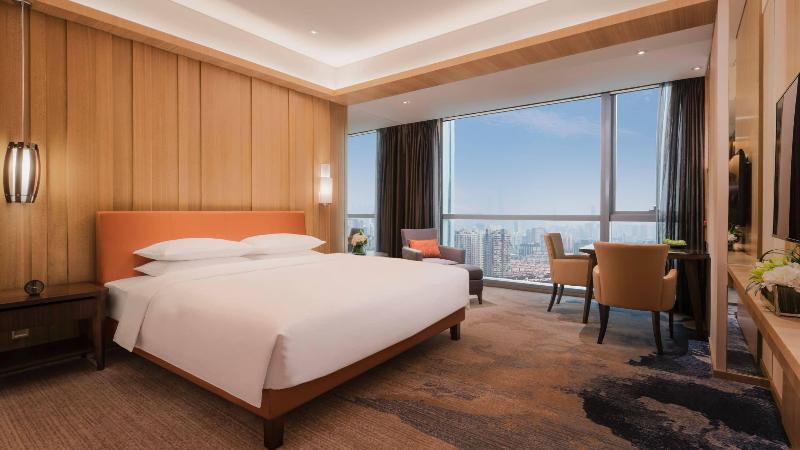 스탠다드 룸 킹사이즈 침대, Hyatt Regency Shanghai, Wujiaochang