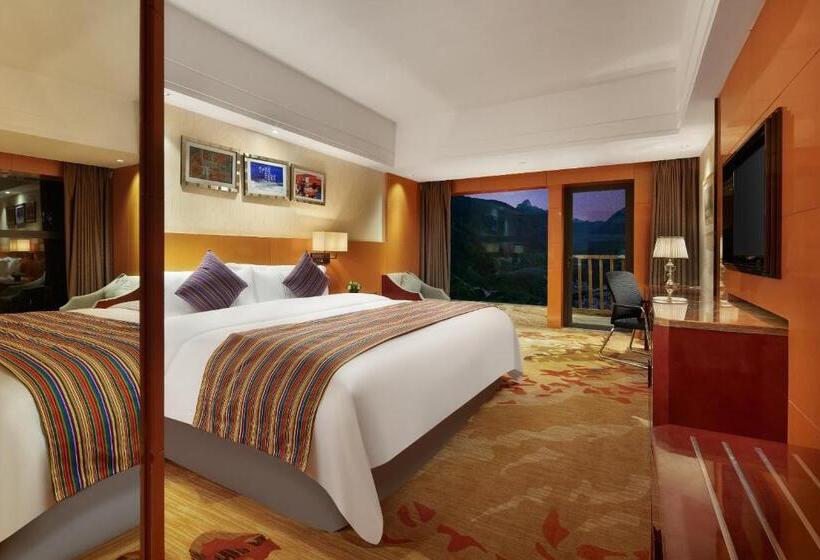 חדר דחוקס עם מיטת קינג, Howard Johnson Tianyuan Resort Jiuzhaigou