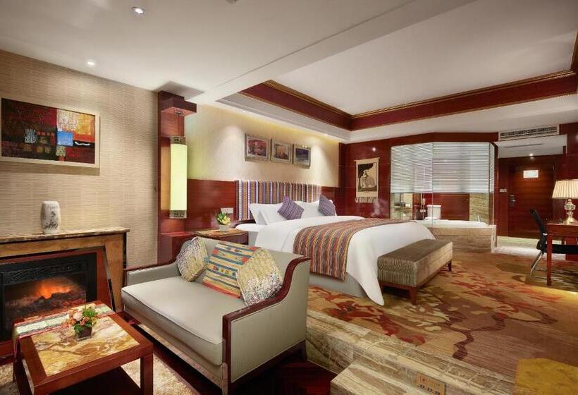 اتاق لوکس با تخت بزرگ, Howard Johnson Tianyuan Resort Jiuzhaigou