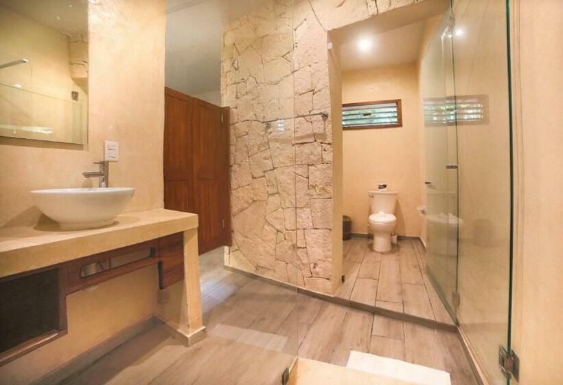 اتاق استاندارد با تخت بزرگ, Playa Canek Beachfront Eco