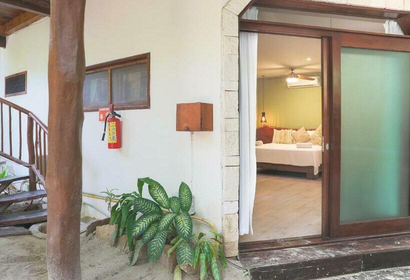 اتاق استاندارد با تخت بزرگ, Playa Canek Beachfront Eco