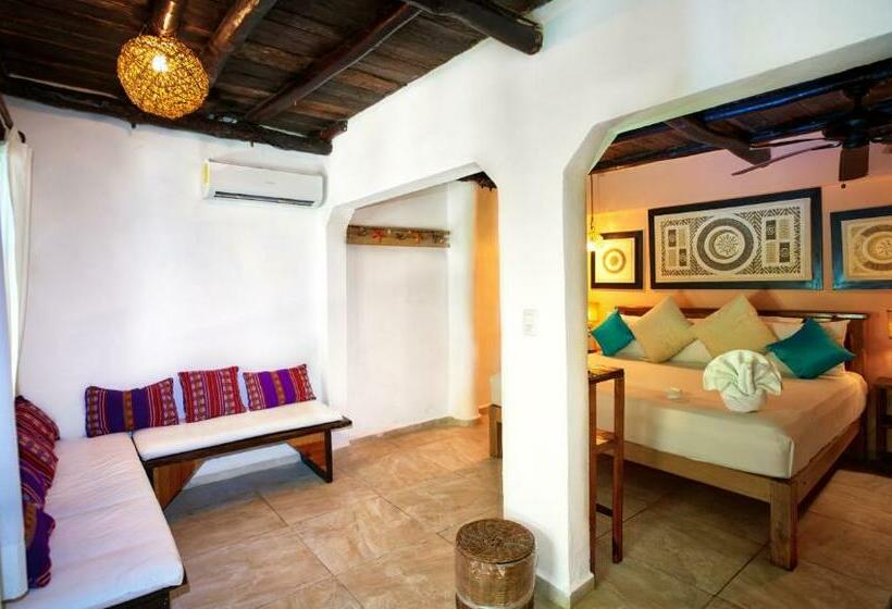اتاق استاندارد با تخت بزرگ, Playa Canek Beachfront Eco