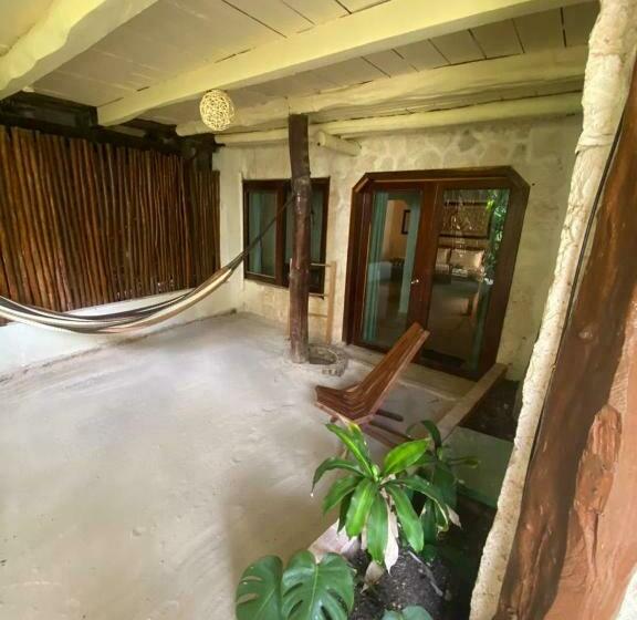 اتاق استاندارد با تخت بزرگ, Playa Canek Beachfront Eco