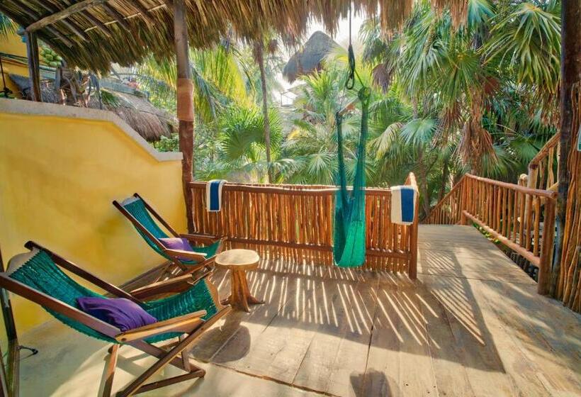 اتاق استاندارد با بالکن, Playa Canek Beachfront Eco