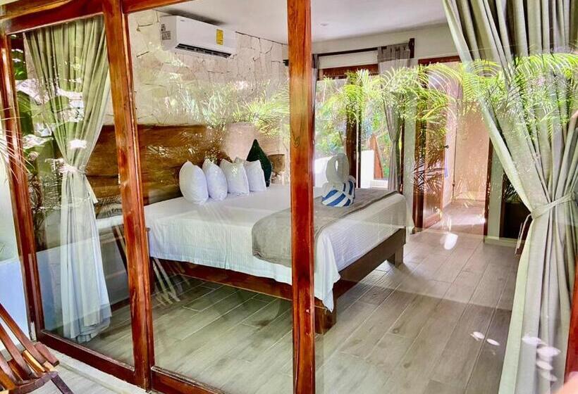 اتاق استاندارد با بالکن, Playa Canek Beachfront Eco