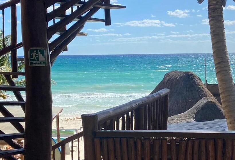 اتاق سوپریور با بالکن, Playa Canek Beachfront Eco