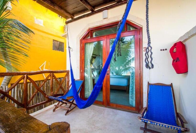 اتاق سوپریور با بالکن, Playa Canek Beachfront Eco