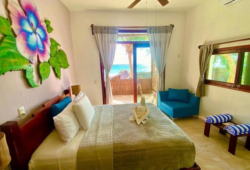 اتاق سوپریور با بالکن, Playa Canek Beachfront Eco