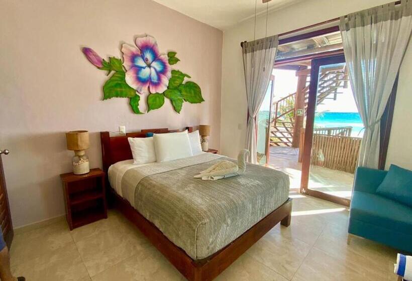 اتاق سوپریور با بالکن, Playa Canek Beachfront Eco