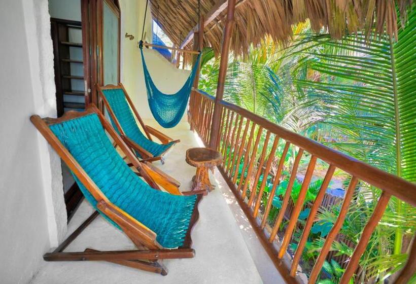 اتاق استاندارد با چشمانداز باغ, Playa Canek Beachfront Eco