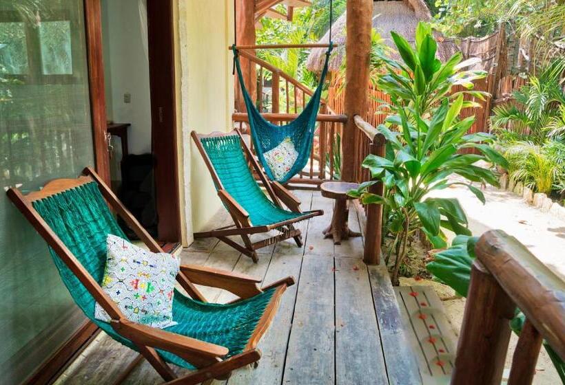 اتاق استاندارد با چشمانداز باغ, Playa Canek Beachfront Eco