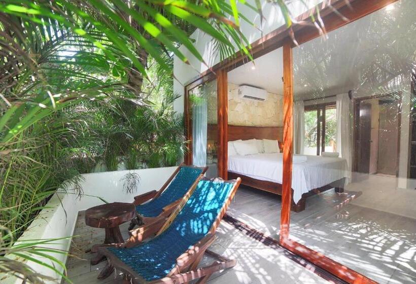 اتاق استاندارد با بالکن, Playa Canek Beachfront Eco