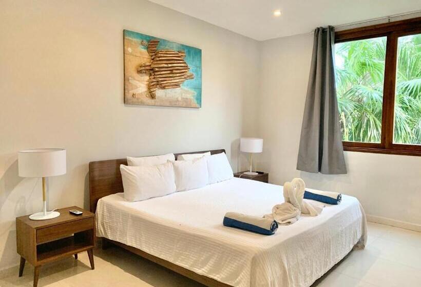 1 Bedroom Penthouse Apartment, Playa Canek Beachfront Eco