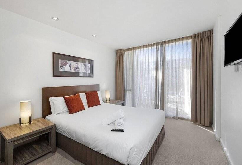 침실 2개 디럭스 아파트, Beachfront Resort Torquay