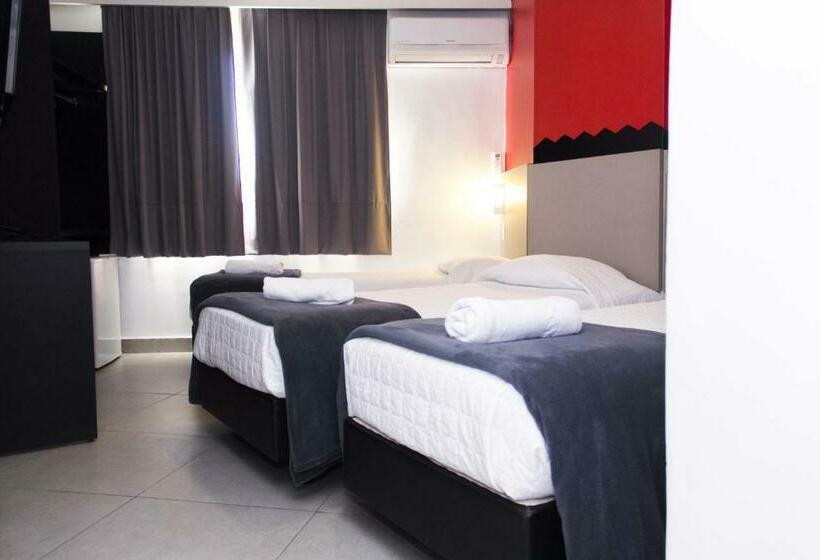 Трехместный Номер Deluxe, Minuano Hotel Express Próx Orla Lago Guaíba, Mercado Público, 300 M Rodoviária
