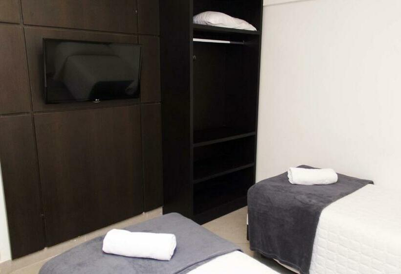 חדר דלוקס לשלושה, Minuano Hotel Express Próx Orla Lago Guaíba, Mercado Público, 300 M Rodoviária