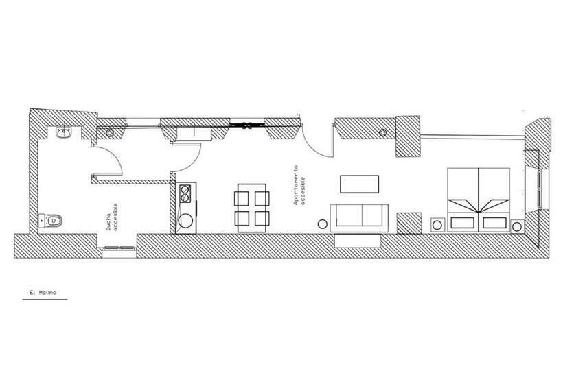 آپارتمان 1 خوابه, Apartamentos Casa Del Aceite