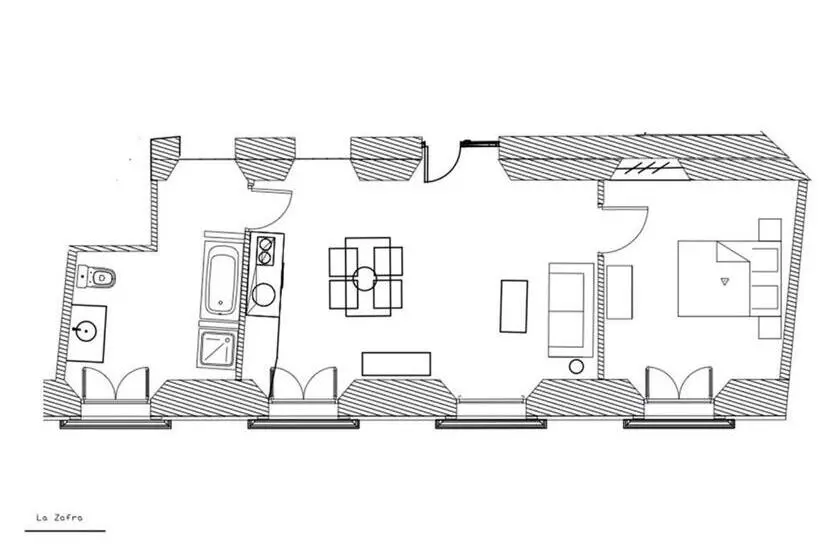 آپارتمان لوکس 1 خوابه, Apartamentos Casa Del Aceite
