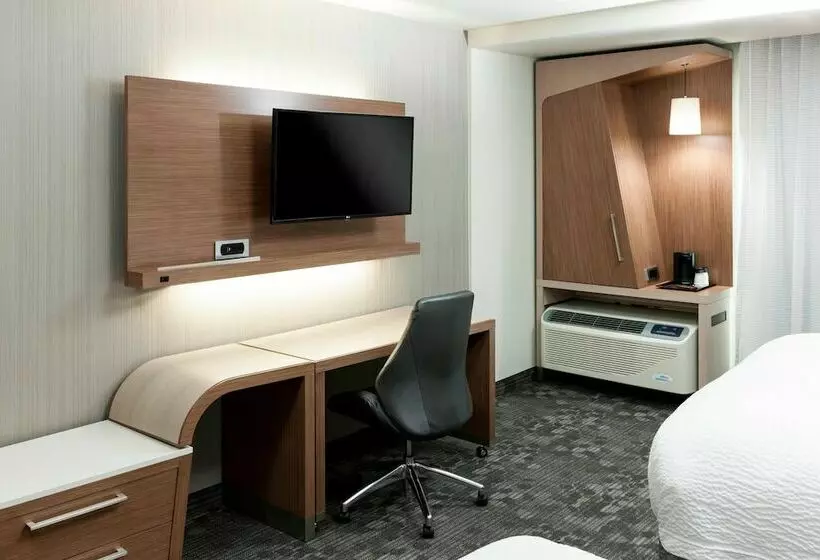 ２ダブルベッドのスタンダードルーム, Courtyard By Marriott Fort Worth Alliance Town Center