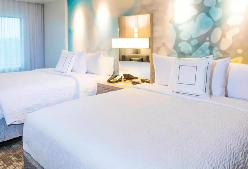 身障者適用クイーンサイズベッドルーム, Courtyard By Marriott St. Augustine Beach