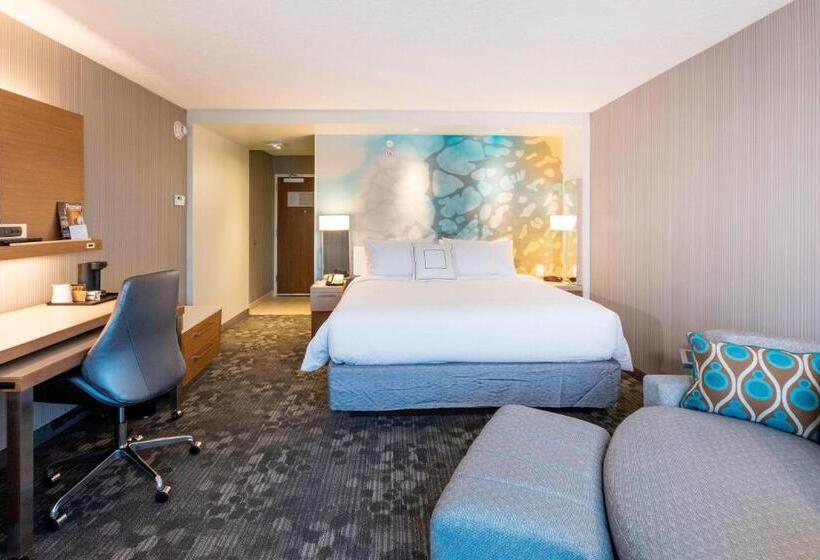 Standaardkamer met Kingsize Bed Aangepast voor Gehandicapten, Courtyard By Marriott St. Augustine Beach