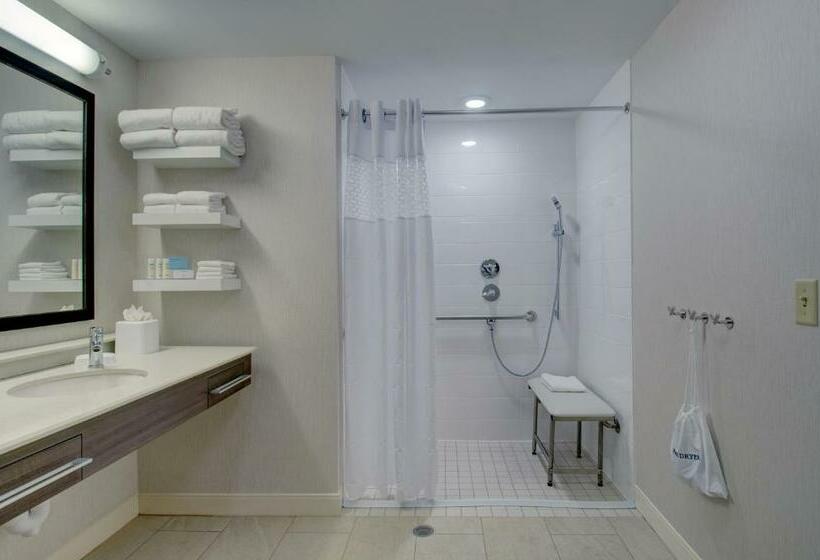 Номер Стандарт Кровать Кинг Адаптированный для Инвалидов, Hampton Inn Boston  Westborough
