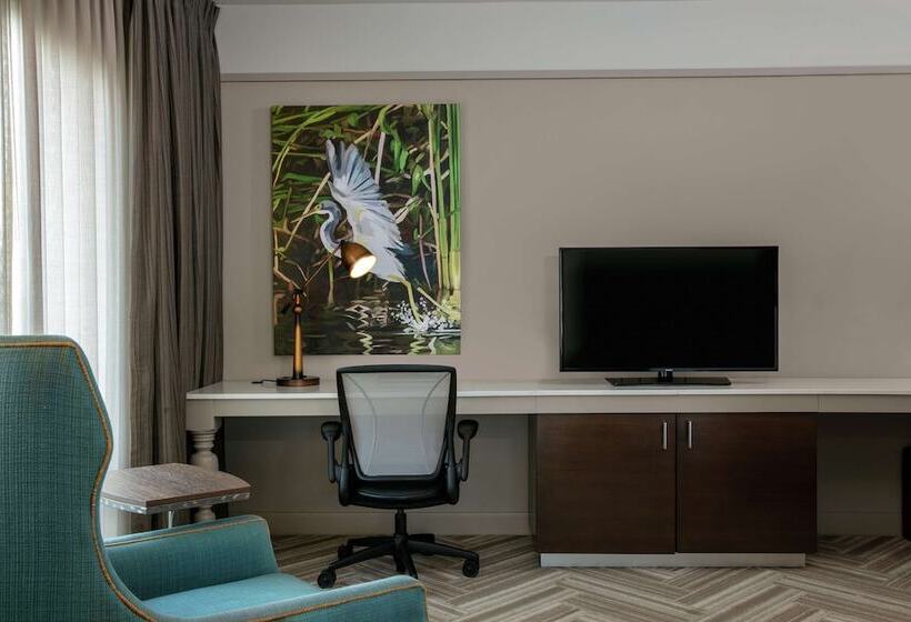 キングサイズベッドのスイートルーム, Hilton Garden Inn Mobile Downtown