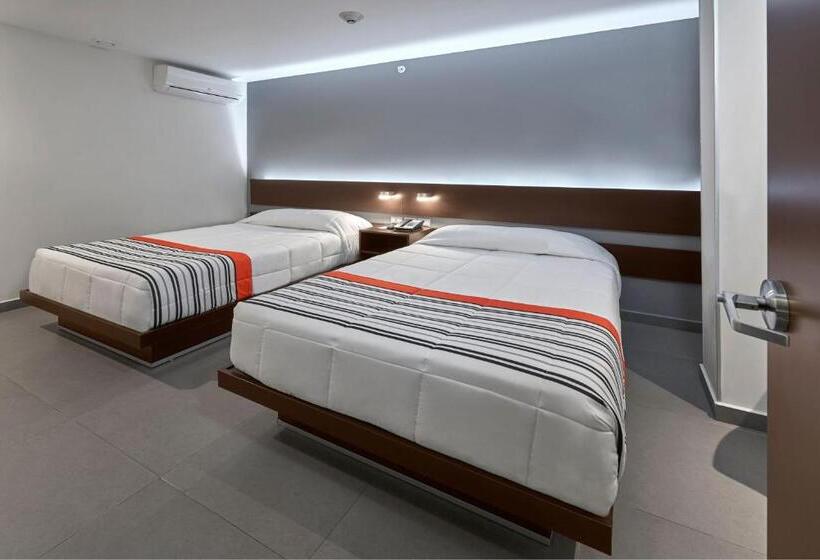 Номер Стандарт 2 Двуспальные Кровати, City Express Junior By Marriott Aguascalientes Centro
