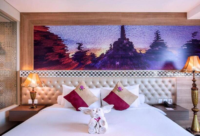 디럭스 룸 킹사이즈 침대, Grand Mercure Yogyakarta Adi Sucipto