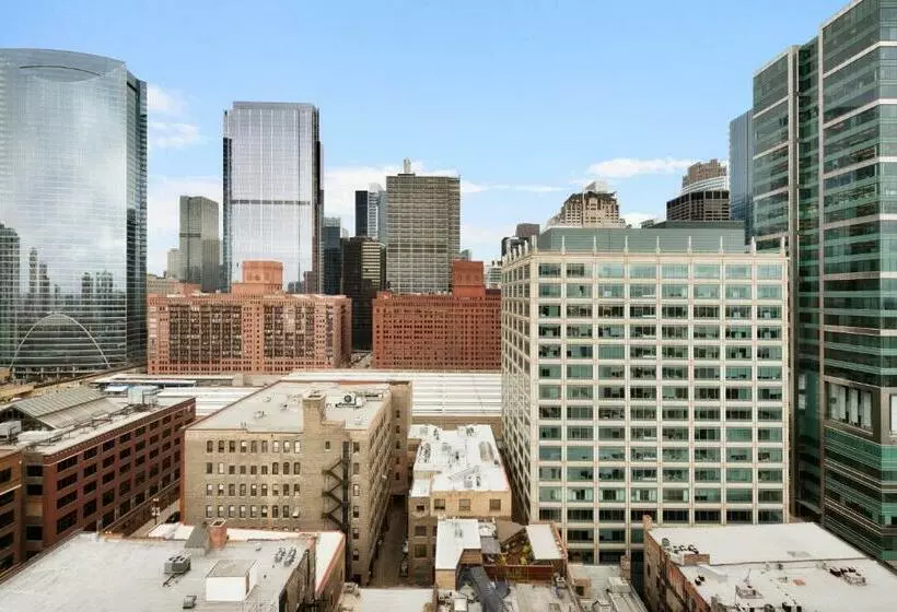 キングサイドベッドのスタンダードワンルーム, Homewood Suites By Hilton Chicago West Loop Fulton Mkt Area