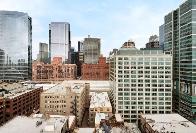 ダブルベッドのスタンダードスタジオ, Homewood Suites By Hilton Chicago West Loop Fulton Mkt Area