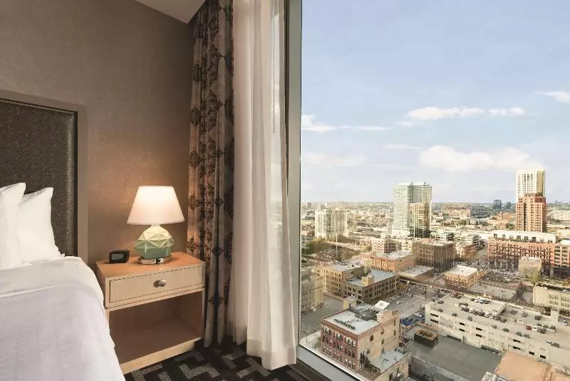 キングサイドベッドのスタンダードワンルーム, Homewood Suites By Hilton Chicago West Loop Fulton Mkt Area