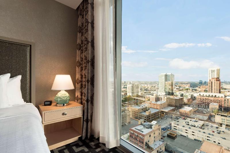 Estúdio standard Cama King, Homewood Suites By Hilton Chicago West Loop Fulton Mkt Area