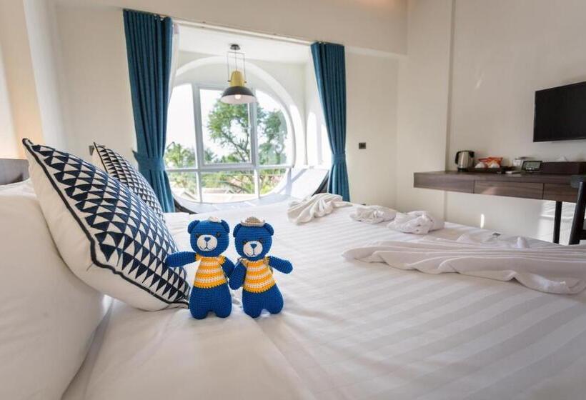 غرفة ديلوكس سرير كينج, Bearpacker Patong Hostel