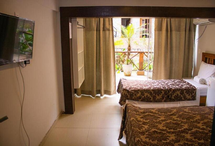 Lüks Üç Kişilik Oda, Pousada Casa Blanca Flat Morro