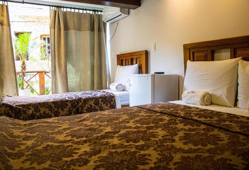 Lüks Üç Kişilik Oda, Pousada Casa Blanca Flat Morro