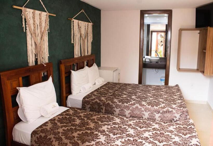 Lüks Üç Kişilik Oda, Pousada Casa Blanca Flat Morro