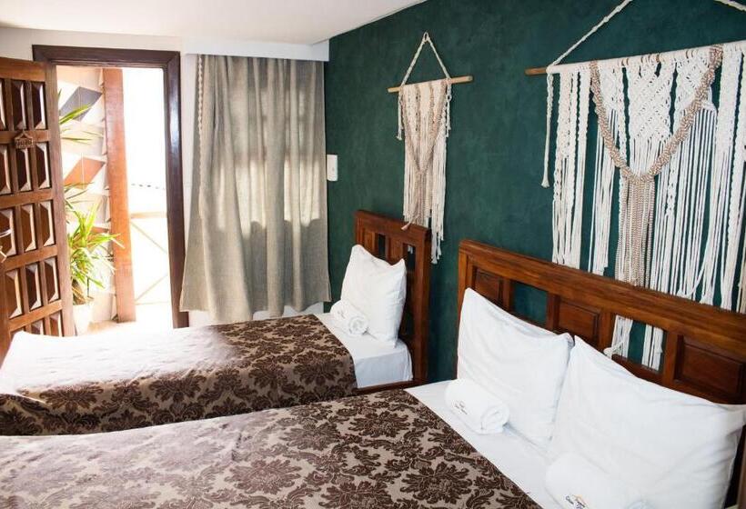 Lüks Üç Kişilik Oda, Pousada Casa Blanca Flat Morro