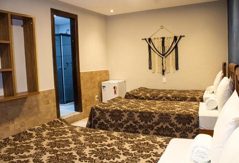 Lüks Aile Odası, Pousada Casa Blanca Flat Morro