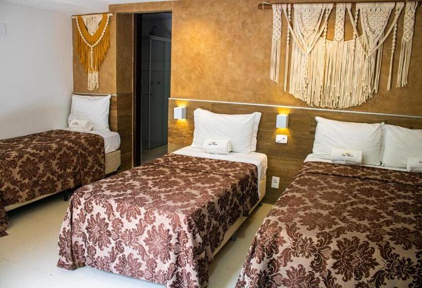 Lüks Aile Odası, Pousada Casa Blanca Flat Morro