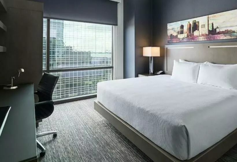 キングサイズベッドのスタンダードルーム, Hyatt House Jersey City