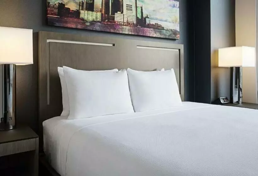 キングサイズベッドのスタンダードルーム, Hyatt House Jersey City