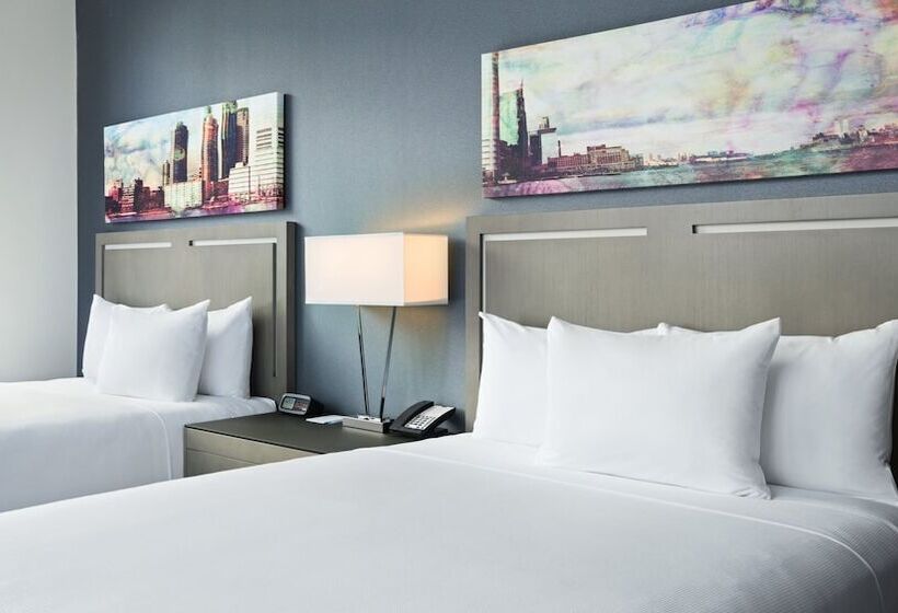 Номер Стандарт 2 Двуспальные Кровати, Hyatt House Jersey City