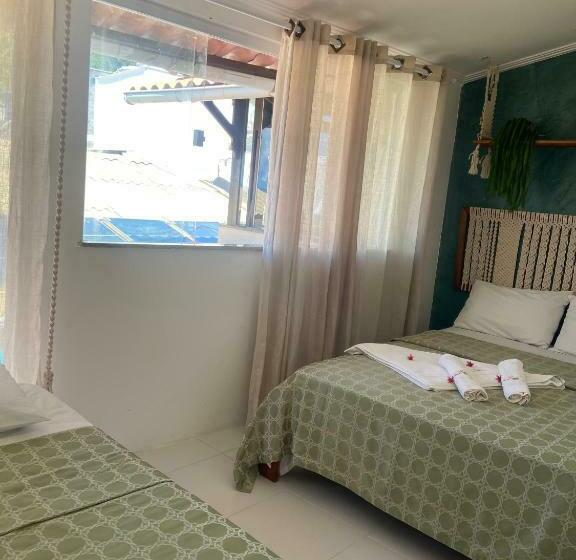 Manzaralı Üç Kişilik Standart Oda, Pousada Casa Blanca Flat Morro