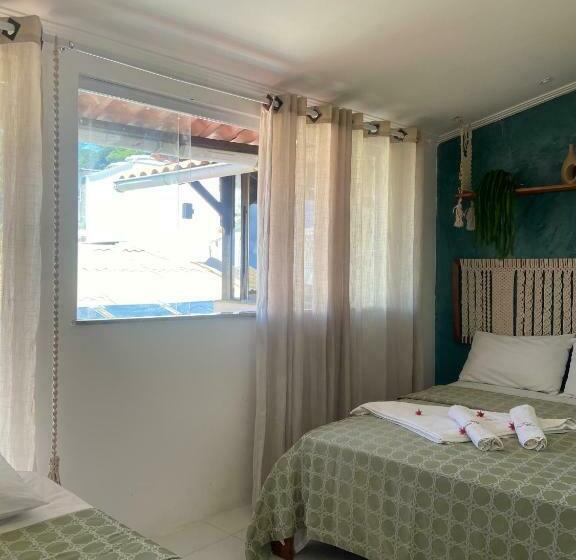 Manzaralı Üç Kişilik Standart Oda, Pousada Casa Blanca Flat Morro