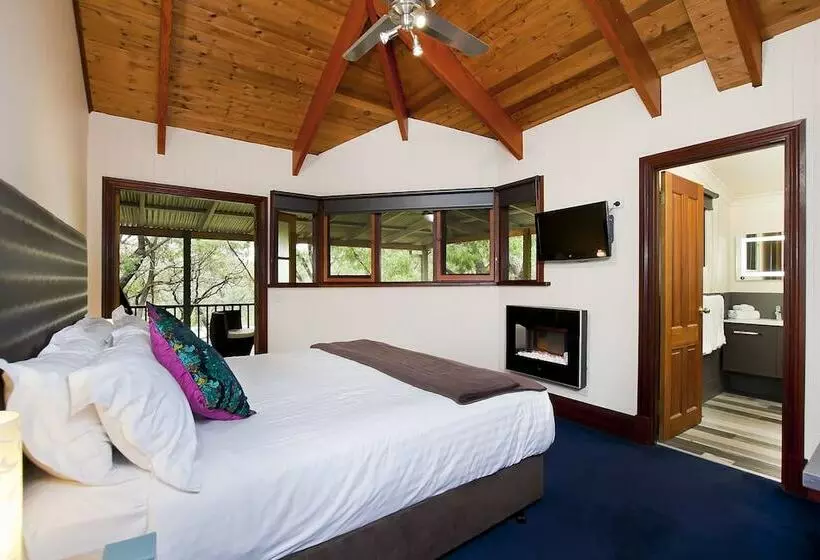 キングサイズベッドのスタンダードルーム, Yallingup Lodge Spa Retreat
