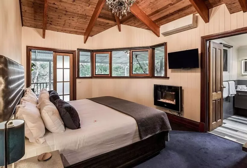 キングサイズベッドのスタンダードルーム, Yallingup Lodge Spa Retreat