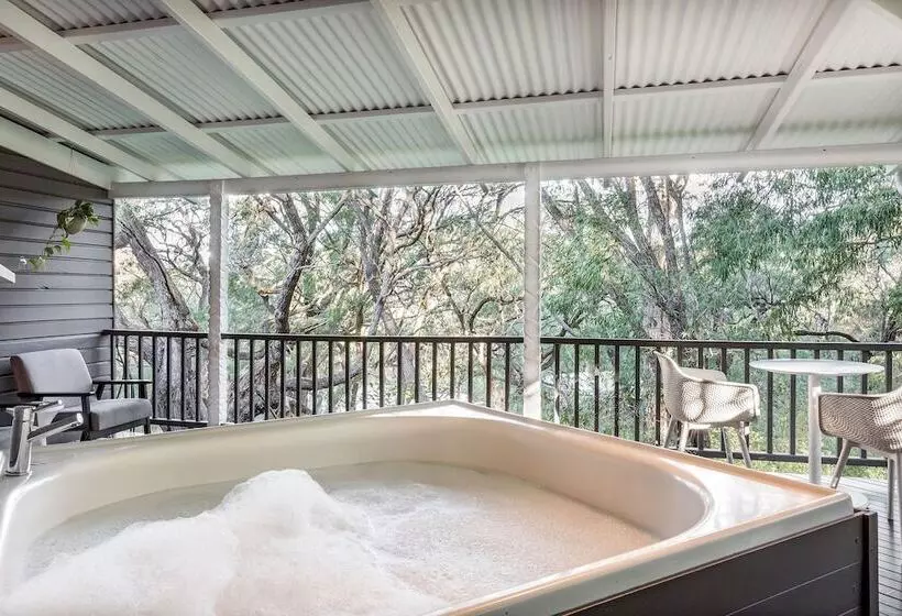 キングサイズベッドのスタンダードルーム, Yallingup Lodge Spa Retreat