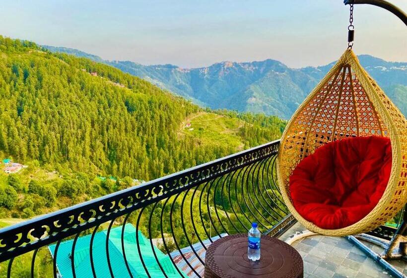 キングサイズベッドのスタンダードルーム, Staynest Mashobra With Balcony A Peacefull Stay