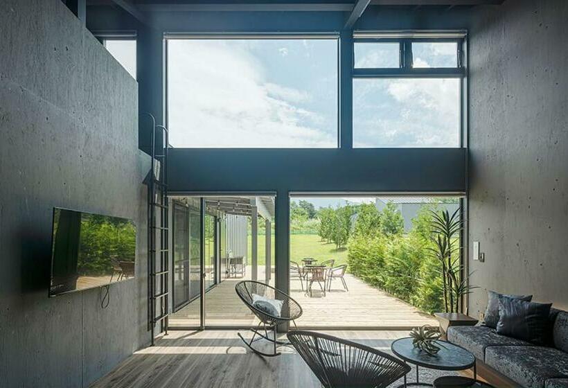 패밀리 룸 산 전망, グランピングヴィレッジ富士河口湖